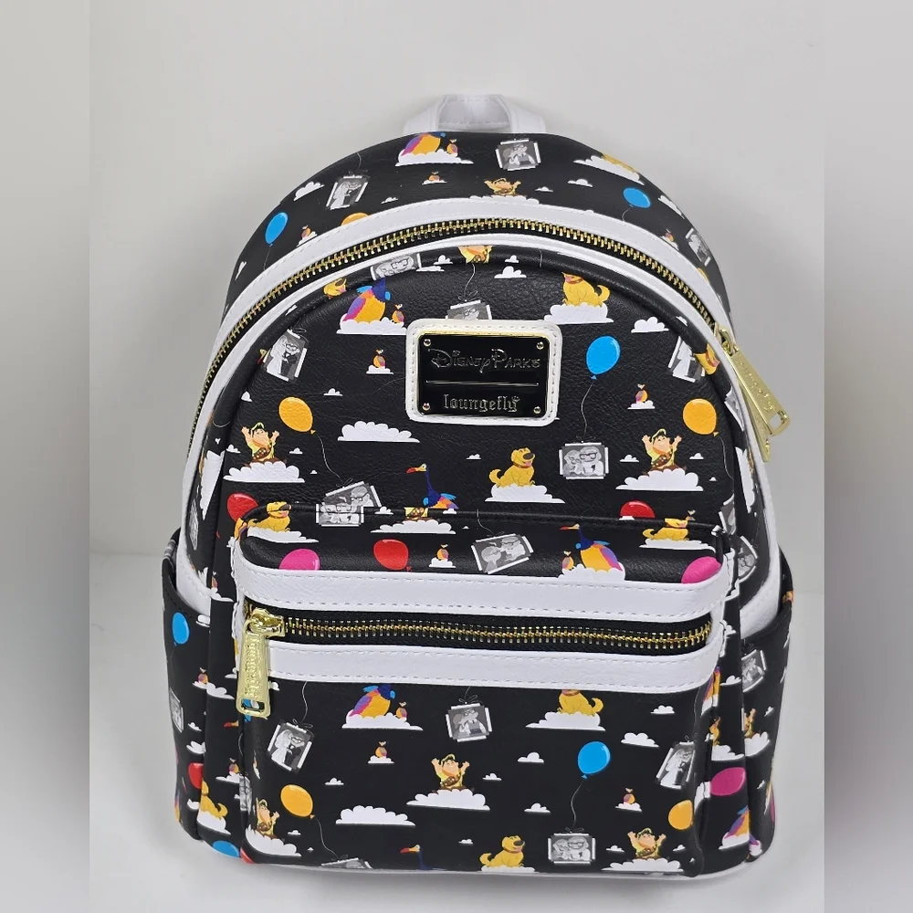 Loungefly Disney Parks Pixar Up Icons Mini Backpack NWT